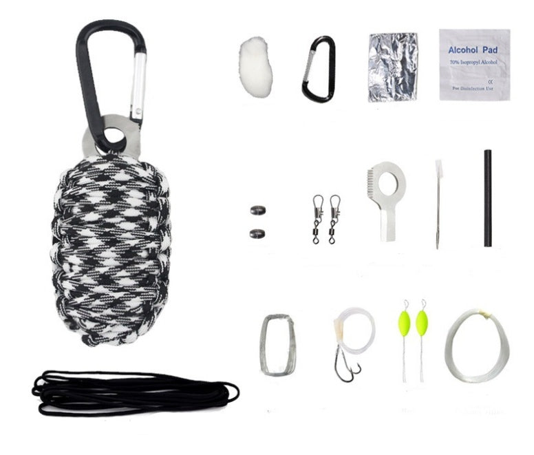 Survival Tool – 15-in-1 Carabiner Kit
